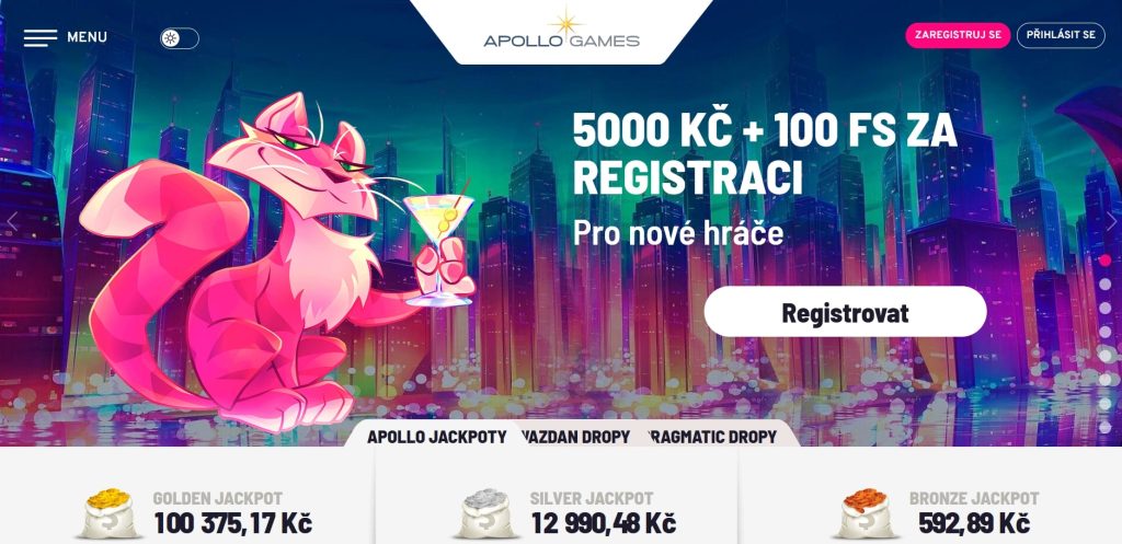 Hlavní stránka Apollo Games