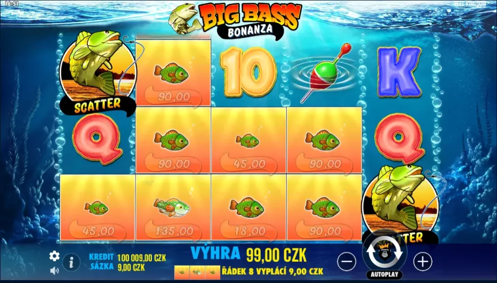 Big Bass Bonanza demo na Chance